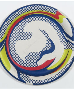 ROY LICHTENSTEIN - Signed multimedia `Paper Plate`