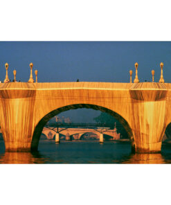 CHRISTO (Bulgaria 1935 - NY 2020) - The Pont Neuf Wrapped, PN-100-S - on Dibond