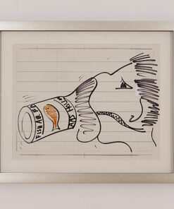 SERVAAS SCHONE (Dutch 1950 – 2001) – Fish-Air - Conceptual Art
