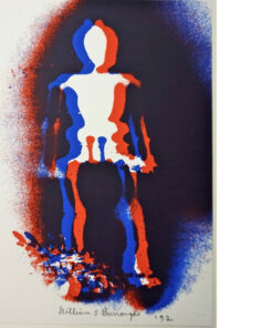 SERIGRAPH WILLIAM BURROUGHS (American 1914-1997) - X-Ray Man