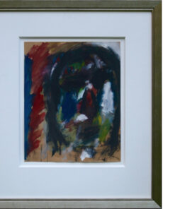 Eugène Brands - Gouache - Portrait of a woman