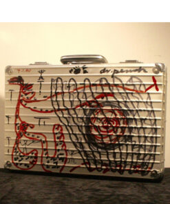 ORIGINAL A.R.PENCK - Decorated suitcase