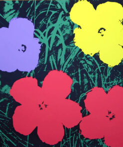 SILK SCREEN ANDY WARHOL - Flowers